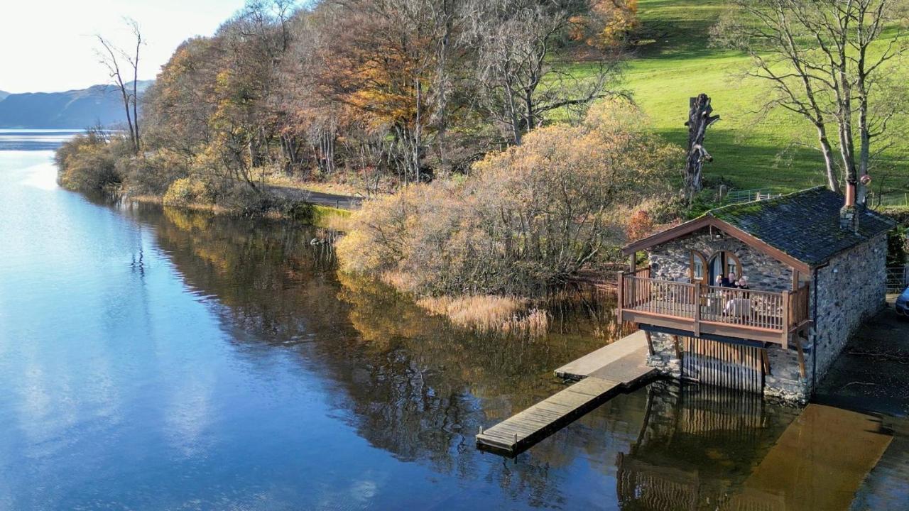 Duke Of Portland Boathouse On The Shore Of Lake Ullswater Ideal For A Romantic Break Pooley Bridge Kültér fotó