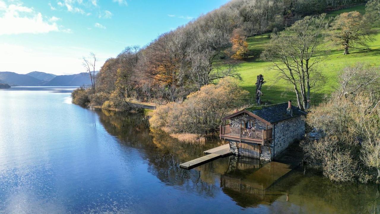 Duke Of Portland Boathouse On The Shore Of Lake Ullswater Ideal For A Romantic Break Pooley Bridge Kültér fotó